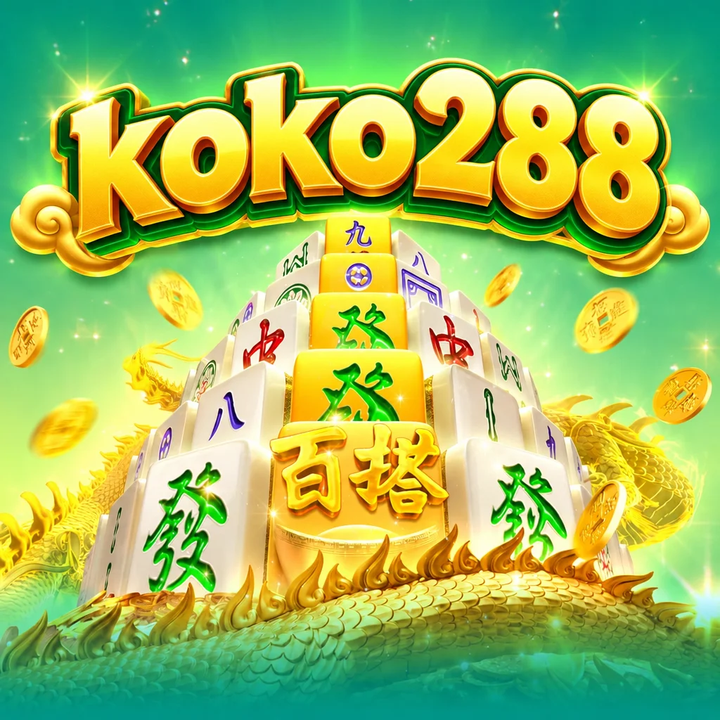 Visual permainan Mahjong Ways 2 dengan balok mahjong khas oriental di koko288